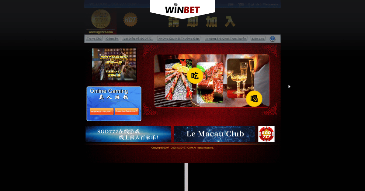 Winbet - giao tổng bóng sgd777 giá thầu tốt nhất thị trường