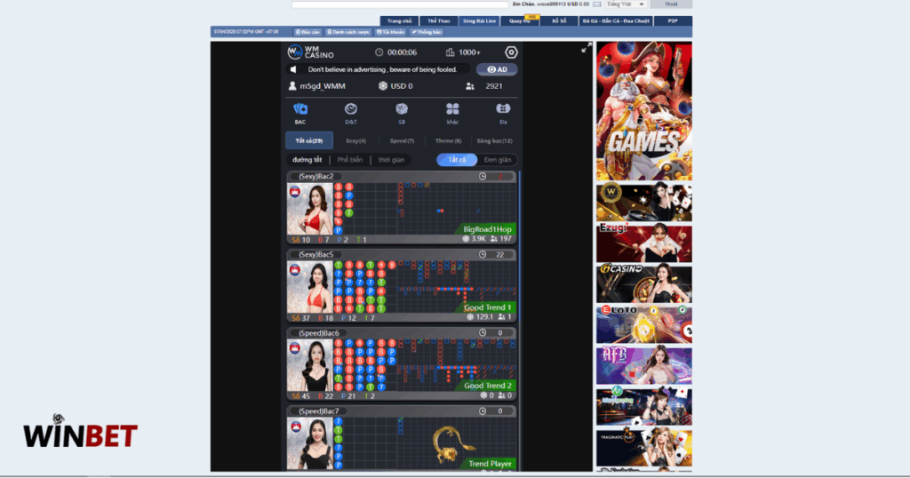 Live casino