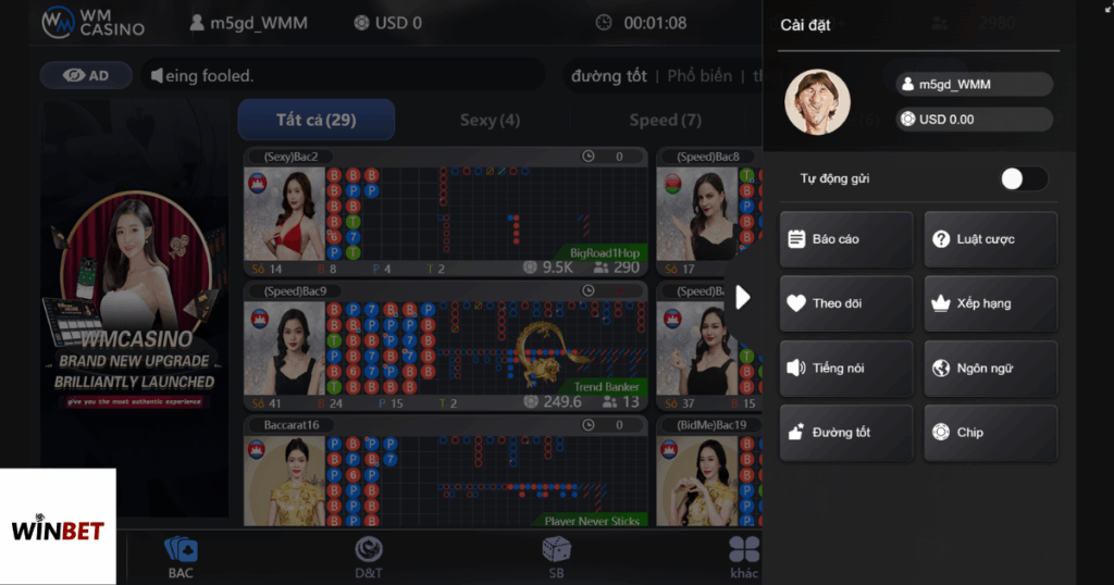 Live casino