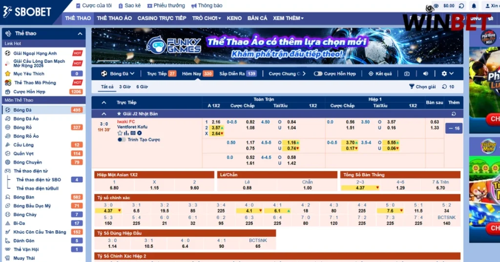 sportsbook theo trận sbobet-hk, thị trường bóng đá SBOBET-HK, cửa kèo SBOBET-HK