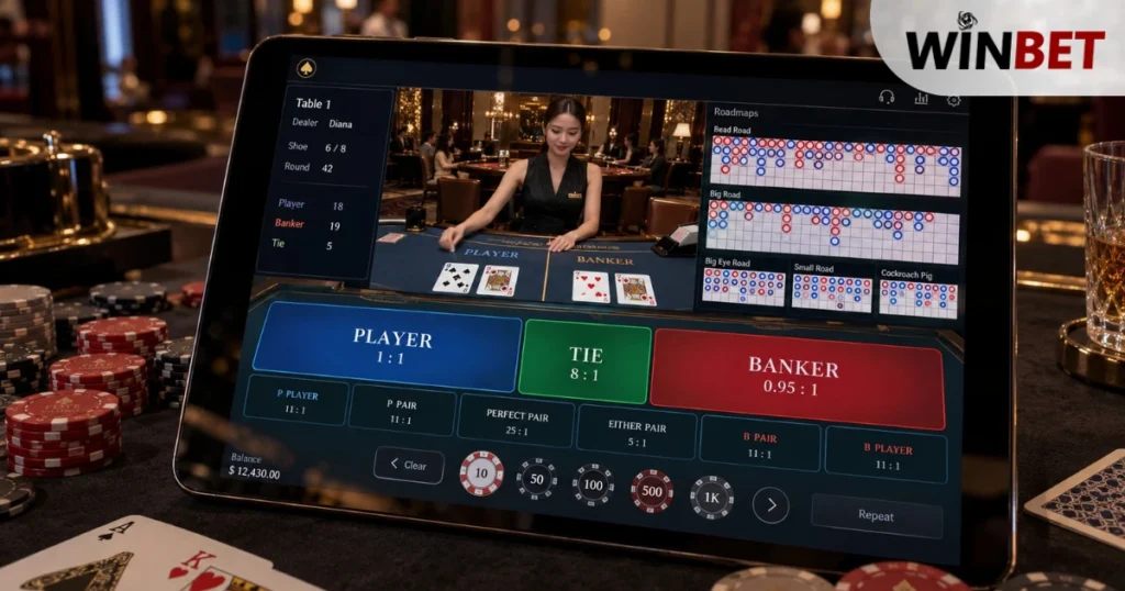 baccarat và các cửa bài lvs, cửa Banker LVS, Player LVS