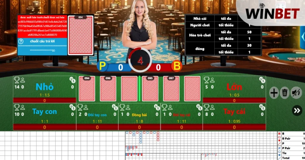 baccarat và các cửa bài lvs, cửa Banker LVS, Player LVS