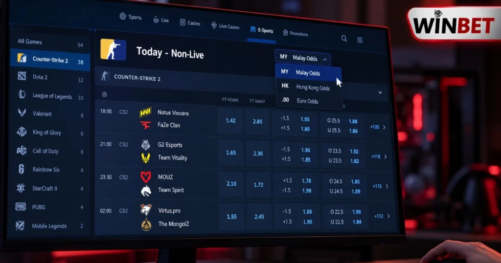 e-sports và bộ môn thi đấu fishbet, bộ môn điện tử FISHBET, giải đấu FISHBET